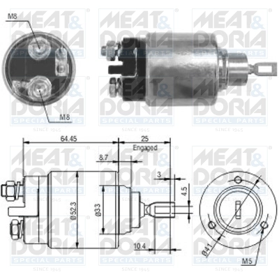 Solenoid Switch, starter